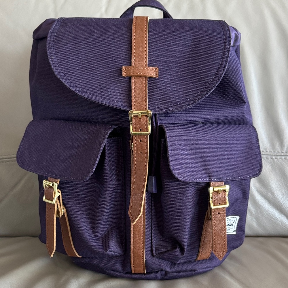 Herschel Waterproof Purple Backpack